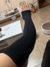 罗维利特防晒袖套男防晒女臂套袖子男士冰丝袖骑行护臂加长款胳膊防晒手套 拇指款黑 1个 实拍图
