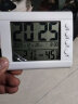 科士德（K KESHIDE） 室内温度计家用精准 高精度婴儿电子温湿度计挂台式湿度计温度表 【无夜光】609白色 实拍图