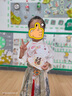 萝美酱2025新款马面裙女童过年服套装全套明制汉服中国风春秋女孩儿童 龙吟提花马面裙+长袖上衣+项链 110 实拍图