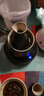 南山先生 微醺温酒器酒杯酒具套装烫酒壶家用温酒壶陶瓷黄酒白酒烫酒器 6杯+黑陶温酒器+恒温底座 温酒器 实拍图