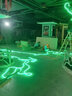 雷迪航灯带led圆形360度发光柔性霓虹灯造型户外亮化防水220v软管灯带 220v圆形发光柔性灯带【金黄光】 实拍图