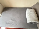 网易严选【新疆棉】天竺棉针织四件套 纯棉床上用品床单床笠被套床上用品 【AB面纯色】雾月灰 1.2m三件套 床笠款 （被套150*200cm） 实拍图