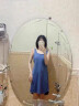 莫代尔睡衣女性感带胸垫睡裙女夏季吊带背心感无袖2022年新款 静逸蓝 带胸垫/1687 160(M) 晒单实拍图