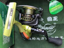 狼王纺车轮渔轮远投轮鱼轮鱼线轮海竿轮路亚轮金属浅线杯海杆轮微物轮 宝石蓝【线下同款】 2000系 实拍图