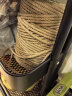 派可为剑麻绳猫抓板宽度麻绳猫用猫爬架粗麻绳手工编织绳DIY  黄麻绳  100米 实拍图