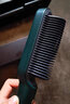 金稻负离子直发梳夹板卷发棒内扣直板夹不伤发防烫直发卷发两用电梳子直发器造型梳宿舍旅行送女生礼物 墨绿色 实拍图