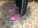 Skechers斯凯奇儿童鞋炫彩闪灯鞋魔术贴运动鞋女童跑步鞋大童灯鞋302313L 实拍图
