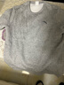 安踏（ANTA）百搭卫衣男女情侣针织小logo户外运动休闲打底衫套头衫 【加绒经典logo】灰花灰7707-5 L 实拍图