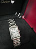 【二手99新】卡地亚手表女表TANK坦克系列 七夕情人节礼物 石英机芯瑞士腕表时尚女士名表 中号皮带27mm【W5200003】 实拍图