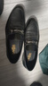 金利来（Goldlion）男鞋皮鞋乐福鞋时尚个性舒适套脚商务休闲鞋58013089501A黑色39 实拍图
