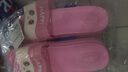 美人桥拖鞋女舒适透气轻便EVA凉拖加厚坡跟居家室内拖鞋682-1 粉红色 40 实拍图