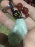 格律车饰 汽车钥匙扣 翡翠玉石貔貅钥匙挂坠 纳财平安挂件饰品钥匙圈 白玉钥匙链 翡翠玉貔貅（金属扣） 实拍图