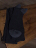 Gap男装洋气拼色休闲袜子442205 款男士深色时尚中筒袜三双装 炭灰 均码(24-26cm) 实拍图