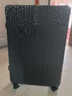 袋鼠（KANGAROO） 大号行李箱男32吋超大容量手提箱拉杆箱结实加厚大尺寸皮箱女 黑色【拉链复古加宽加厚】 36英寸 实拍图