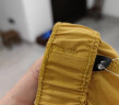 无印良品 MUJI 男式 印度棉水洗府绸 短裤 AED14A1S 暗黄色 M 实拍图