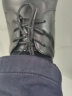 梵普森（FANPUSEN） 适配于蜘蛛·王花花·公子男女皮鞋鞋带圆形黑色休闲马丁靴细打蜡带子鞋绳 圆黑色 70cm 实拍图