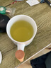 午间陶瓷茶杯带盖过滤泡茶杯办公杯家用水杯茶水分离杯快客杯一壶三杯 经纬办公杯【亚光红】 实拍图
