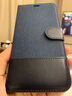 多兰德iPhone6手机壳苹果8plus保护套Xs Max翻盖皮套全包防摔钱包插卡影音支架 蓝色 iphone XS MAX 实拍图