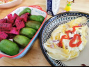 舍里简约日式餐盘家用2024新款创意网红陶瓷高级感餐具汤盘深盘高颜值 锦上添花-8英寸盘 单个入 实拍图