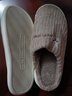兰迪梵棉拖鞋男2025冬季新款室内居家保暖毛拖鞋女防滑加厚毛绒情侣拖鞋 米色 44-45 【适合43-44的脚穿】 实拍图