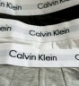 Calvin KleinCK 男士平角内裤套装 3条装 送男友礼物 U2664G 998黑白灰 XL 晒单实拍图