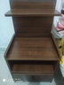 佳家林床头柜简约现代床边柜家用收纳柜卧室柜沙发边几台子床头柜 【加高款】深胡桃色33cm 实拍图