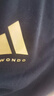 阿迪达斯 （adidas）t恤男夏季运动透气轻薄宽松棉短袖 黑/金（经典款） 2XL  实拍图