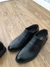 法奈欧增高鞋商务休闲皮鞋男士内增高6cm时尚加绒棉鞋正装鞋男鞋婚鞋 黑色增高加绒款 39 实拍图