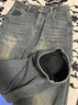 棉致高腰显瘦复古直筒牛仔裤女春秋新款休闲裤子女宽松学生 水泥灰【S283加绒高品质39】 XL 115-125斤 实拍图