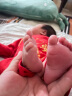 贝瑞加（Babyprints）新生儿满月服宝宝百天衣服春节大红色连体衣纯棉新年爬服 局印59 实拍图