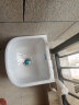 荣洁自动下水家用不脏手大洗拖把池陶瓷阳台台控小号卫生间方形拖布池 003号（长40宽35高43）手动下水 实拍图