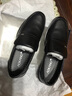 奥康男鞋春季男士正装鞋商务牛皮皮鞋男真皮套脚中年爸爸鞋低帮透气 魅力黑色081 38 实拍图