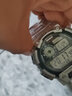 卡西欧（CASIO） 卡西欧(CASIO)小方块数显电子表狂飙安欣同款男防水学生运动手表 AE-1400WHD-1A 实拍图