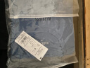 MARKLESS 【液氨柔顺】纯棉男士T恤春夏干爽短袖TXB0635M 灰蓝色 M  实拍图