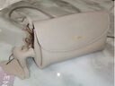 天美意（TEENMIX）女包牛皮贝壳包高级感手提包通勤大容量斜挎单肩包生日礼物送女友 咖啡色 实拍图