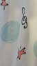 小素材婴儿马甲儿童春秋男童背心护肚薄款纯棉幼儿女宝宝小马夹夏季 舞动音符马甲蓝 80码（12-18个月） 实拍图