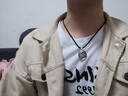 心草十二星座银黑曜石项链男士个性日韩吊坠流挂件情人节礼物送送男友 射手座（阳历：11月23～12月21） 实拍图