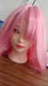 长发公主 软妹可爱假发女玉米烫羊毛卷圆脸空气刘海长卷发 浅粉色【哑光高温丝】+发网+发夹 实拍图
