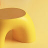 好尔塑料凳子家用加厚小矮凳北欧简约网红创意可爱客厅圆板凳黄色 实拍图
