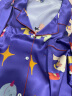 Q21儿童真丝抱抱家居服男女童桑蚕丝睡衣长袖亲子秋季套装薄新款 凝夜紫 120cm 晒单实拍图
