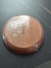 锦木源 乌檀木实木干果盘家用客厅瓜子零食糖果盘木碟子木质甜品点心盘 圆形小号长宽15.5cm*2cm 实拍图