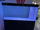 汉霸超白玻璃鱼缸 生态底滤循环系统 鱼缸客厅 家用智能懒人 水族箱 黑+黑 靠墙150x52x160cm 实拍图