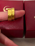 中国黄金（CHINA GOLD）足金999古法传承祥云婚庆黄金对戒送老婆七夕情人节礼物复购补贴 男戒 约10.5g 实拍图