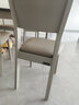 全友家居 餐椅现代简约风餐厅椅欧式家用吃饭椅子实木框架软包座椅 实拍图