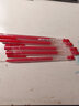 晨光（M&G） 红笔学生用红色中性笔0.5mm教师批改专用拔帽性笔0.7老师改作业试卷水笔 晨光5501【6支红笔】 实拍图