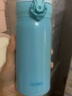 膳魔师（THERMOS） 保温杯女随身杯情侣杯子男进口儿童保温杯超轻学生水杯 352-SKY 天空蓝 350mL 实拍图