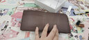 蠢小鱼新年情人节生日礼物送男友钱包男短款多卡位真牛皮手工包diy 三折头层牛皮棕色材料包自己做 实拍图