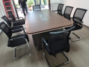 会议桌长桌简约现代长方形办公洽谈桌培训桌子会议室桌椅组合现货 7.0米会议桌+26把椅子 晒单实拍图