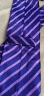 OMAX男士苏格兰领带商务休闲正装条纹小领带新郎婚礼结婚庆典条纹手打宽领带8公分多色可选 紫色斜条纹 晒单实拍图