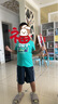 361°361°儿童短裤夏季男童透气运动裤梭织五分裤黑140 实拍图